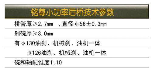 小功率后橋04參數(shù)